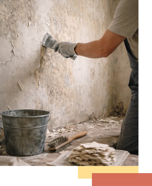 Удаление старой краски со стен в Северодвинске качественно и быстро