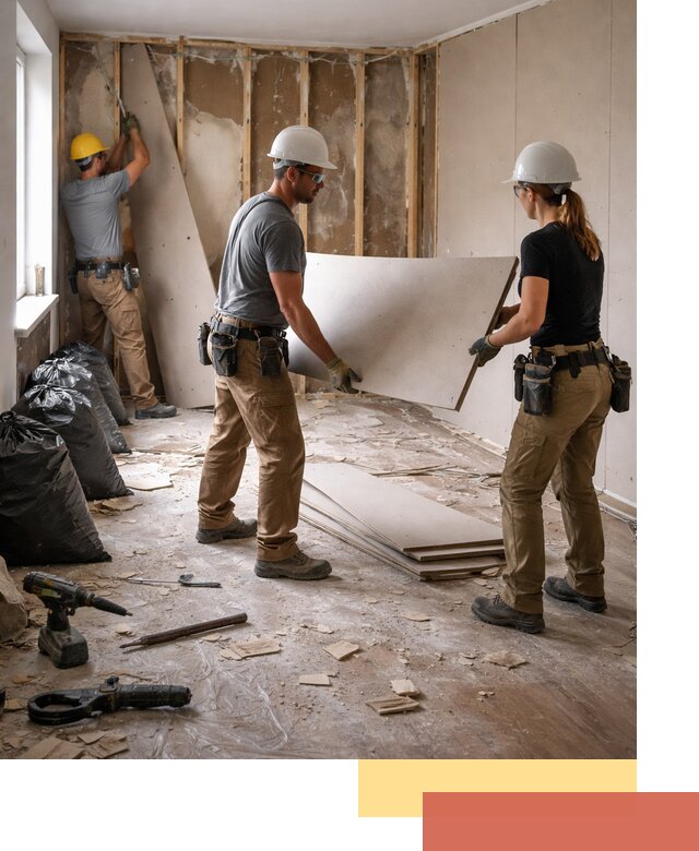 Демонтаж стеновых панелей в Северодвинске быстро и аккуратно