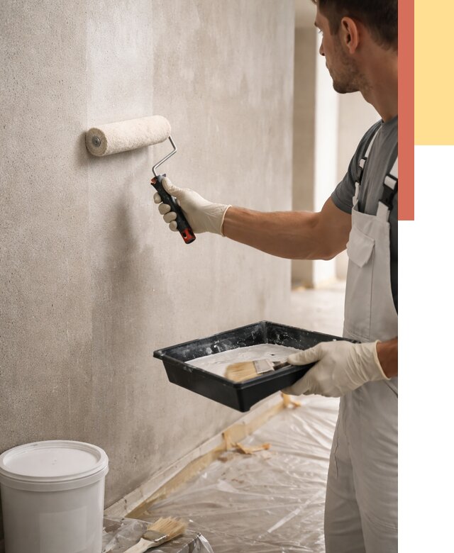 Грунтовка стен в Северодвинске от 2227 руб. м2 — быстро, недорого, с материалом | ОТДЕЛОЧНИК-Свр