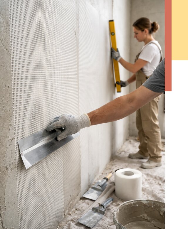 Армирование стен стеклосеткой в Северодвинске от 3239 руб. под ключ | ОТДЕЛОЧНИК-Свр