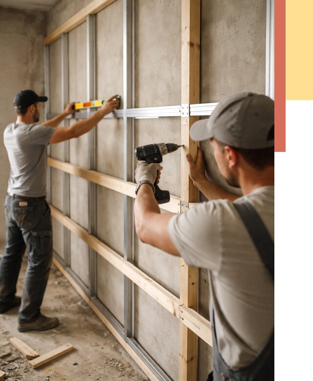 Устройство обрешетки под панели в Северодвинске от 2125 руб. — монтаж под ключ | ОТДЕЛОЧНИК-Свр