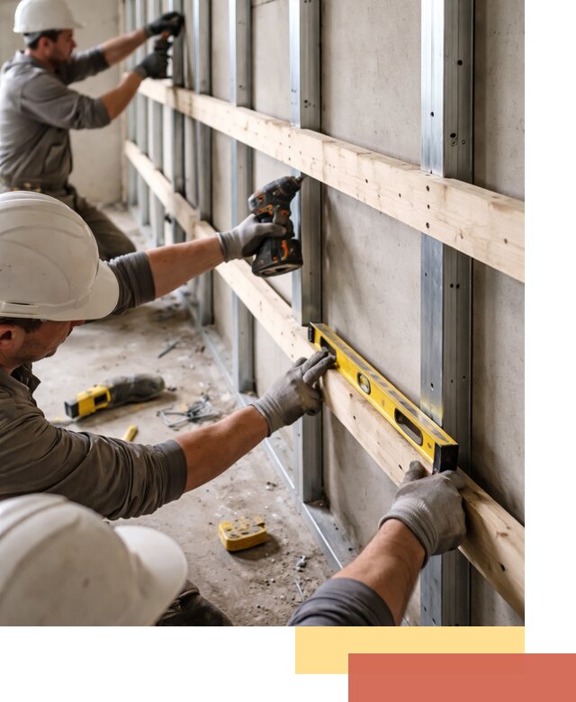 Устройство обрешетки под панели в Северодвинске