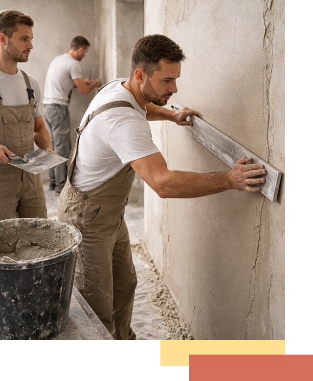 Штукатурка стен без маяков в Северодвинске быстро и качественно