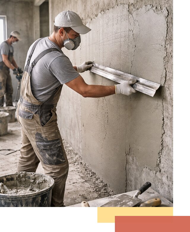 Штукатурка бетонных стен в Северодвинске качественно и долговечно