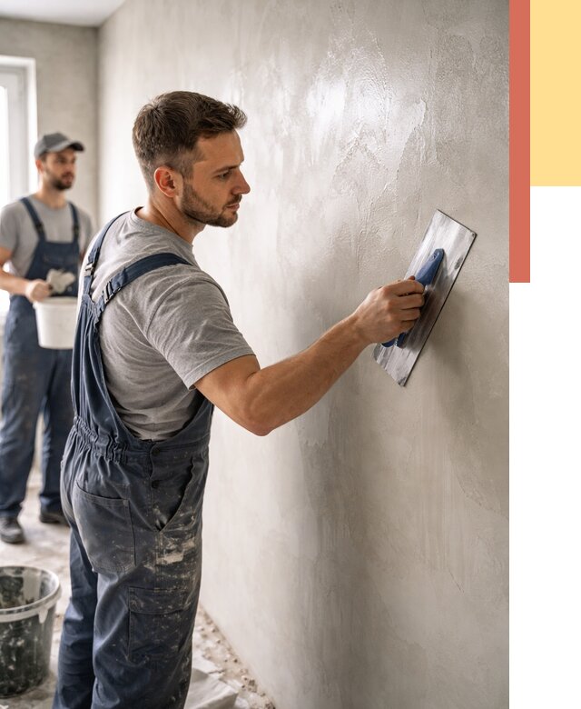 Глянцевание штукатурки стен в Северодвинске от 7591 руб. — услуги и затирка | ОТДЕЛОЧНИК-Свр