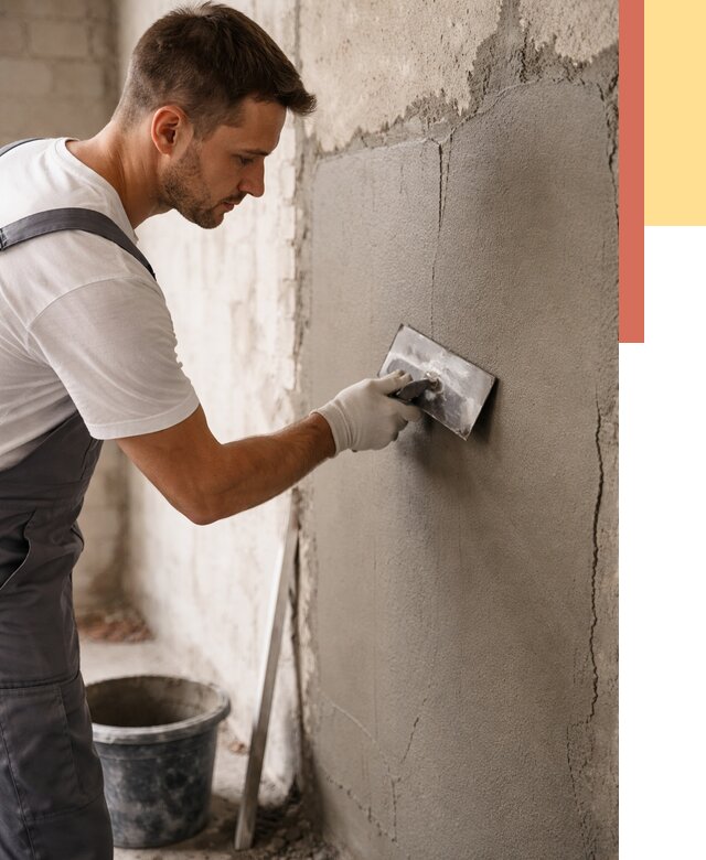 Штукатурка стен под плитку в Северодвинске от 4251 руб./м2 — выравнивание под плитку | ОТДЕЛОЧНИК-Свр