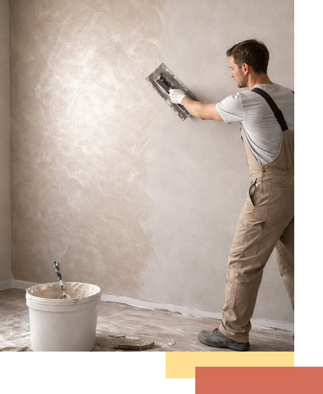 Декоративная штукатурка «Мокрый шелк» под ключ в Северодвинске