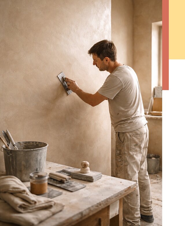 Марокканская штукатурка таделакт в Северодвинске под ключ от 4251 руб. | ОТДЕЛОЧНИК-Свр