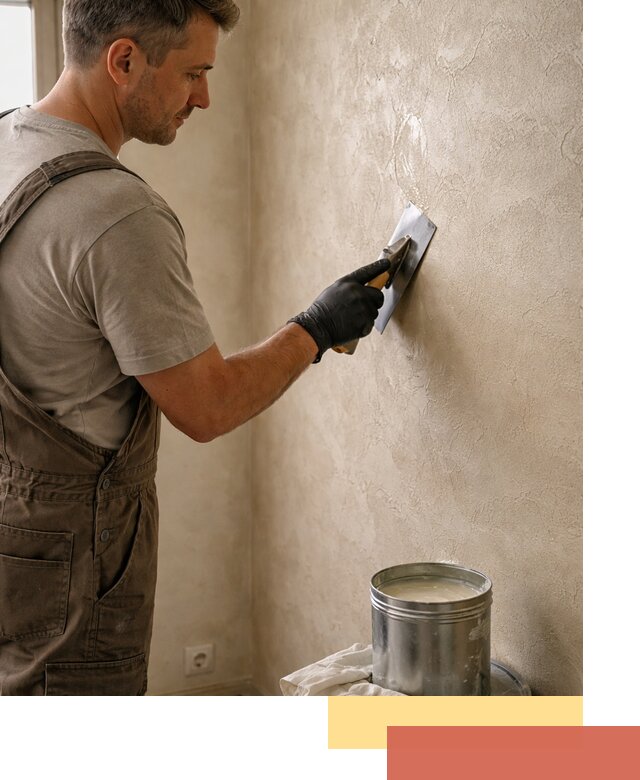 Нанесение воска на штукатурку в Северодвинске для защиты и блеска