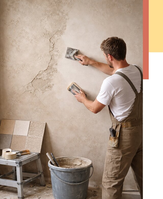 Ремонт декоративной штукатурки в Северодвинске от 4554 руб. под ключ | ОТДЕЛОЧНИК-Свр