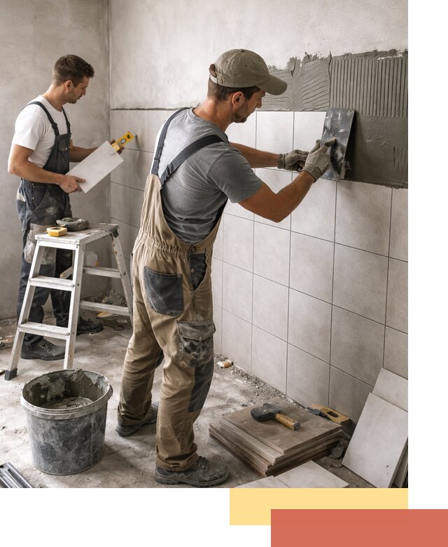 Укладка плитки на стены в Северодвинске профессионально и надежно