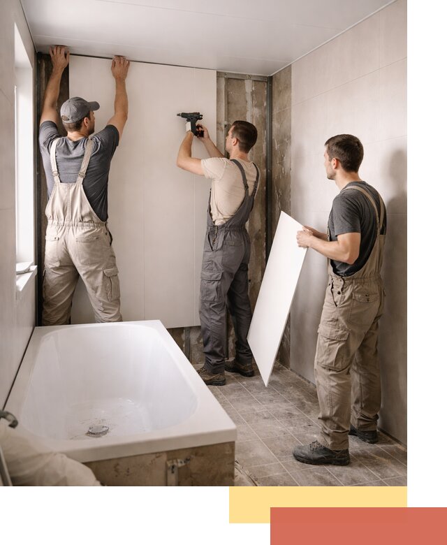 Отделка ванной панели ПВХ профессионально в Северодвинске