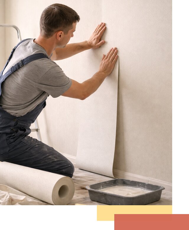 Поклейка флизелиновых обоев в Северодвинске качественно и быстро