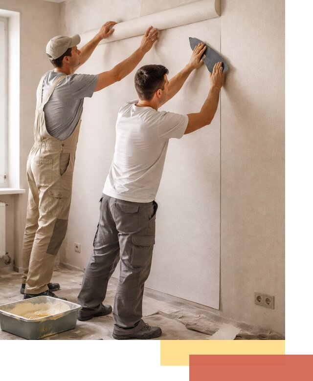 Поклейка виниловых обоев в Северодвинске профессионально и качественно