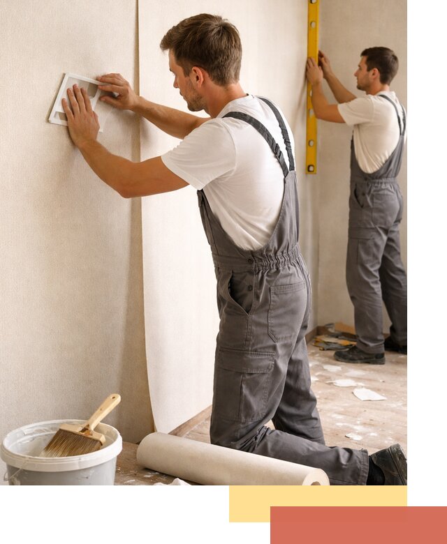 Поклейка бумажных обоев в Северодвинске качественно и недорого