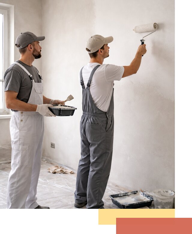 Покраска стен водоэмульсионной краской в Северодвинске