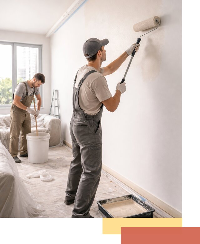 Покраска стен в офисе в Северодвинске — быстрый и качественный ремонт