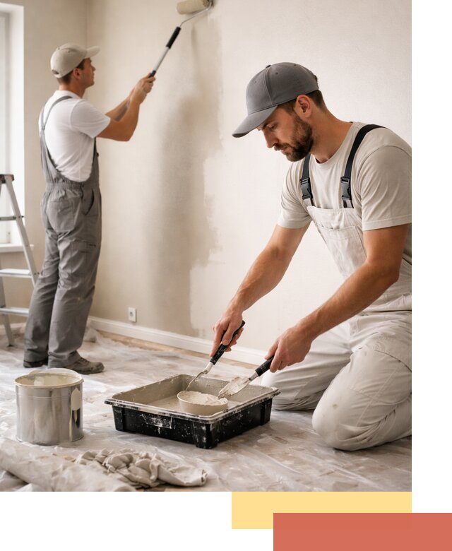 Покраска стен в квартире в Северодвинске — профессионально и аккуратно