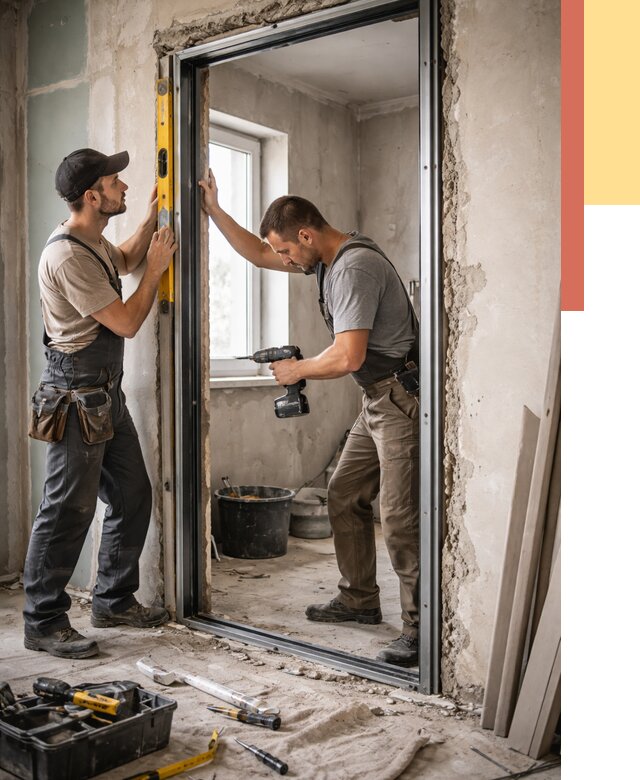 Закладка дверного проема в Северодвинске от 3542 руб. — быстро и недорого | ОТДЕЛОЧНИК-Свр