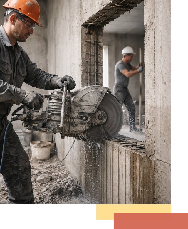 Алмазная резка проемов в Северодвинске быстро и точно