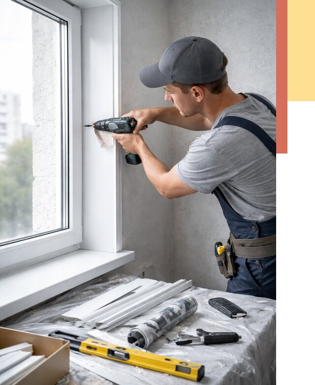 Установка пластиковых откосов в Северодвинске от 2277 руб. | ОТДЕЛОЧНИК-Свр монтаж, быстро и недорого