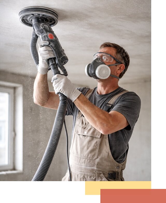 Шлифовка потолка в Северодвинске — качественная подготовка под отделку