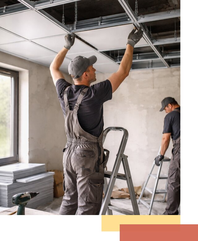 Монтаж кассетного потолка в Северодвинске качественно и быстро