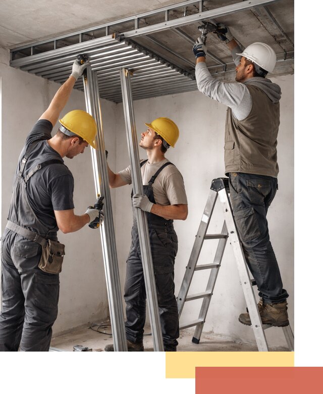 Монтаж реечного потолка под ключ в Северодвинске