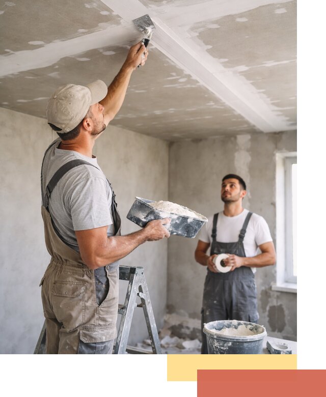 Обработка швов потолка ГКЛ в Северодвинске: качественная заделка и шпатлевка