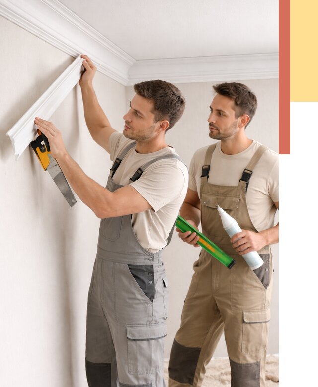 Монтаж потолочного плинтуса в Северодвинске от 2328 руб. — быстро и недорого | ОТДЕЛОЧНИК-Свр