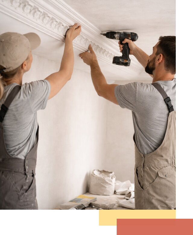 Профессиональный монтаж лепнины на потолок в Северодвинске